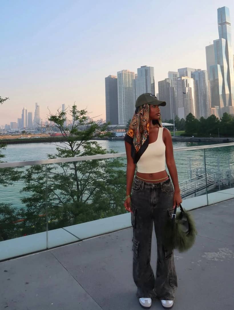 Effortless white tank styling
