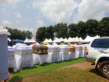 ‘No arrest till now,’ Gov Nwifuru fumes at burial of Ebonyi indigenes murdered in Anambra