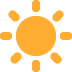 Sun emoji