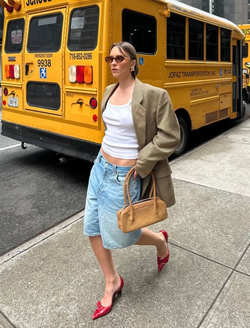 Urban outfit featuring white tank